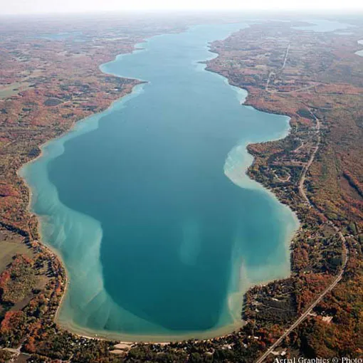 torch-lake-areal-view